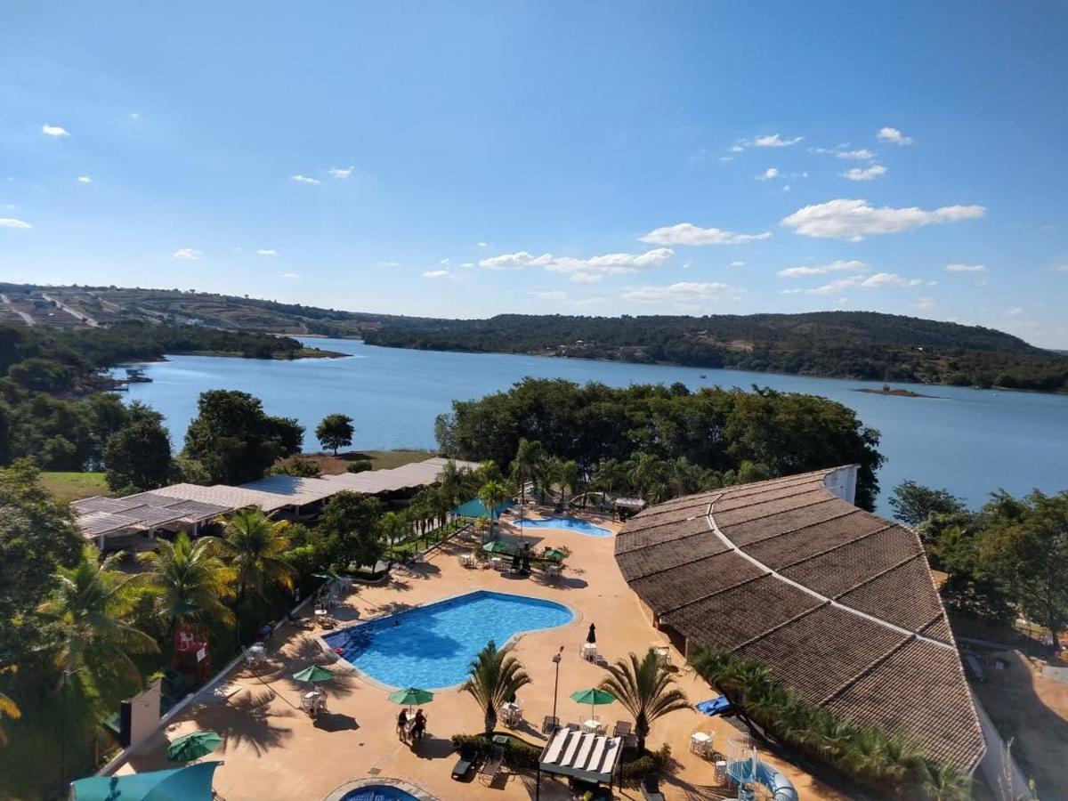 Enseada Nautico Apart Flat I Vista Para O Lago Corumba Калдас-Новас Экстерьер фото