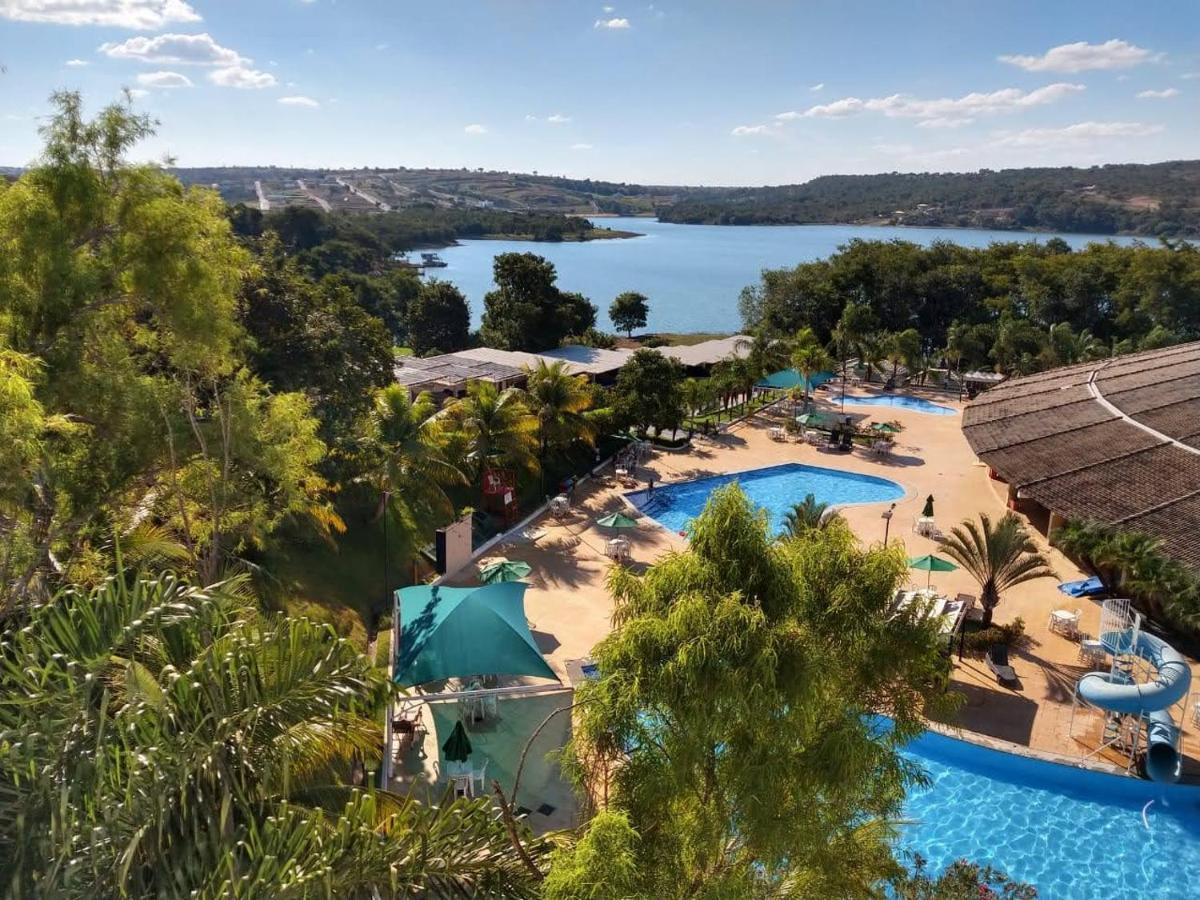 Enseada Nautico Apart Flat I Vista Para O Lago Corumba Калдас-Новас Экстерьер фото