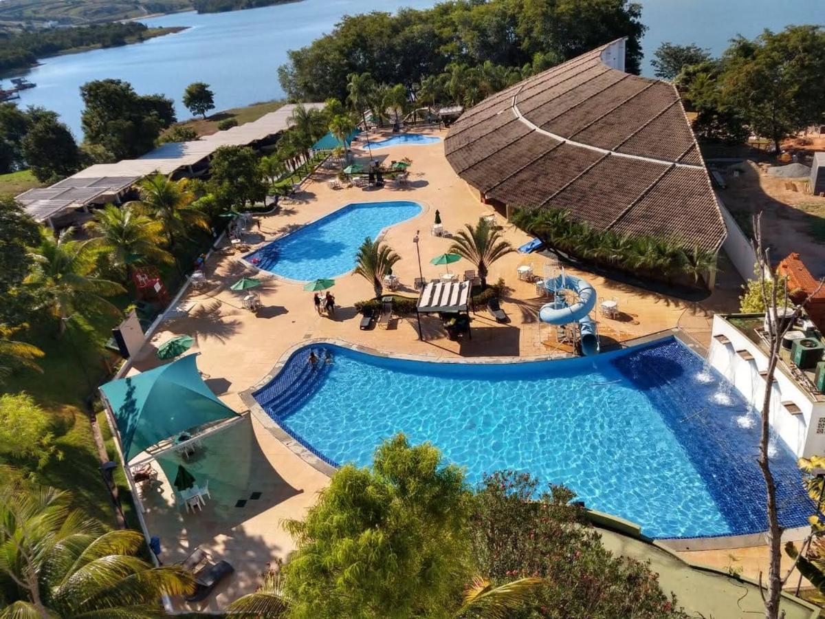 Enseada Nautico Apart Flat I Vista Para O Lago Corumba Калдас-Новас Экстерьер фото